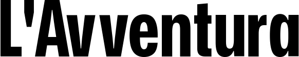 Vorschau des Bootsnamens "L'Avventura" als Schriftzug für "Bootsbeschriftung Fett 25"
