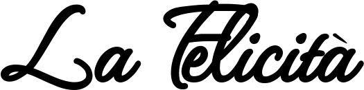 Vorschau des Bootsnamens "La Felicità" als Schriftzug für "Bootsbeschriftung Klassisch 111"