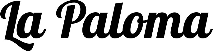 Vorschau des Bootsnamens "La Paloma" als Schriftzug für "Bootsbeschriftung Neu 60"