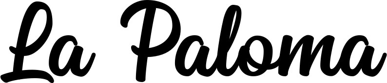 Bootsname 'La Paloma' angezeigt als 'Bootsbeschriftung Klassisch 43'