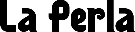 Vorschau des Bootsnamens "La Perla" als Schriftzug für "Bootsbeschriftung Neu 32"