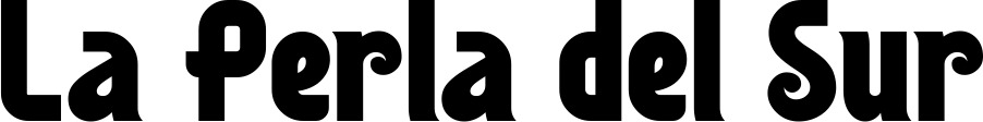 Vorschau des Bootsnamens "La Perla del Sur" als Schriftzug für "Bootsbeschriftung Neu 32"