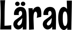 Vorschau des Bootsnamens "Lärad" als Schriftzug für "Bootsbeschriftung Neu 57"