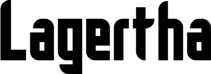 Vorschau des Bootsnamens "Lagertha" als Schriftzug für "Bootsbeschriftung Neu 27"