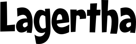 Vorschau des Bootsnamens "Lagertha" als Schriftzug für "Bootsbeschriftung Klassisch 28"