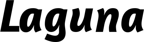 Vorschau des Bootsnamens "Laguna" als Schriftzug für "Bootsbeschriftung Kursiv 01"