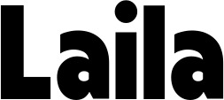 Vorschau des Bootsnamens "Laila" als Schriftzug für "Bootsbeschriftung Fett 24"
