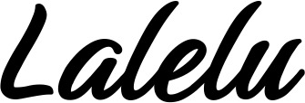 Vorschau des Bootsnamens "Lalelu" als Schriftzug für "Bootsbeschriftung Klassisch 48"