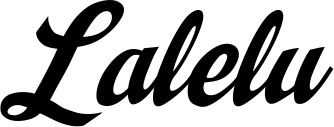 Vorschau des Bootsnamens "Lalelu" als Schriftzug für "Bootsbeschriftung Klassisch 29"
