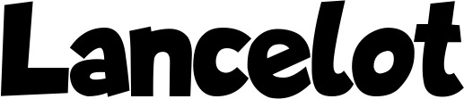 Vorschau des Bootsnamens "Lancelot" als Schriftzug für "Bootsbeschriftung Neu 48"