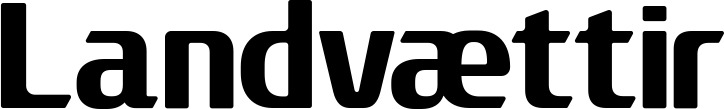 Vorschau des Bootsnamens "Landvættir" als Schriftzug für "Bootsbeschriftung Fett 22"