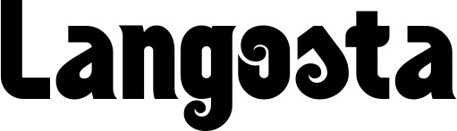 Vorschau des Bootsnamens "Langosta" als Schriftzug für "Bootsbeschriftung Neu 32"