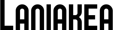 Vorschau des Bootsnamens "Laniakea" als Schriftzug für "Bootsbeschriftung Neu 43"