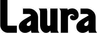 Vorschau des Bootsnamens "Laura" als Schriftzug für "Bootsbeschriftung Neu 32"