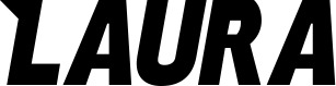 Vorschau des Bootsnamens "Laura" als Schriftzug für "Bootsbeschriftung Neu 15"