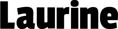 Vorschau des Bootsnamens "Laurine" als Schriftzug für "Bootsbeschriftung Fett 30"