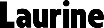 Vorschau des Bootsnamens "Laurine" als Schriftzug für "Bootsbeschriftung Fett 24"