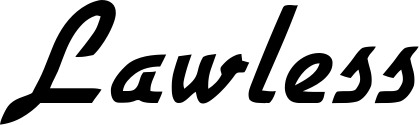 Bootsname 'Lawless' angezeigt als 'Bootsbeschriftung Klassisch 66'