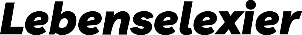 Vorschau des Bootsnamens "Lebenselexier" als Schriftzug für "Style Kursiv 06"