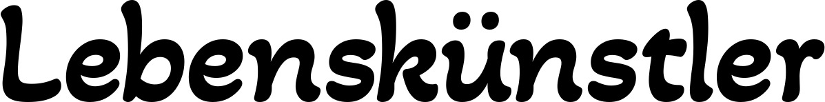 Vorschau des Bootsnamens "Lebenskünstler" als Schriftzug für "Style Klassisch 103"