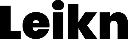 Vorschau des Bootsnamens "Leikn" als Schriftzug für "Bootsbeschriftung Neu 61"