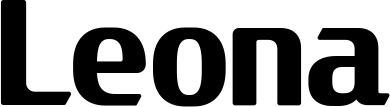 Vorschau des Bootsnamens "Leona" als Schriftzug für "Bootsbeschriftung Fett 22"