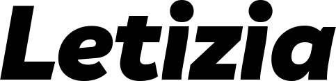 Vorschau des Bootsnamens "Letizia" als Schriftzug für "Bootsbeschriftung Kursiv 06"