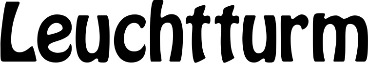 Bootsname 'Leuchtturm' angezeigt als 'Bootsbeschriftung Fett 01'