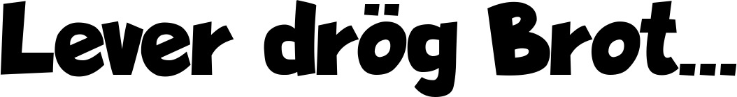 Vorschau des Bootsnamens "Lever drög Brot..." als Schriftzug für "Bootsbeschriftung Neu 48"