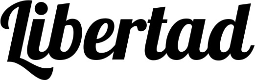 Vorschau des Bootsnamens "Libertad" als Schriftzug für "Bootsbeschriftung Neu 60"