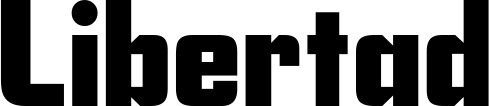 Vorschau des Bootsnamens "Libertad" als Schriftzug für "Bootsbeschriftung Neu 11"