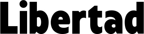 Vorschau des Bootsnamens "Libertad" als Schriftzug für "Bootsbeschriftung Fett 24"