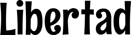 Vorschau des Bootsnamens "Libertad" als Schriftzug für "Bootsbeschriftung Neu 68"