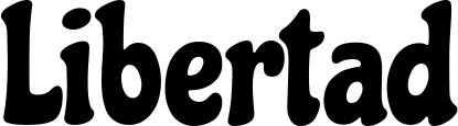 Vorschau des Bootsnamens "Libertad" als Schriftzug für "Bootsbeschriftung Neu 41"
