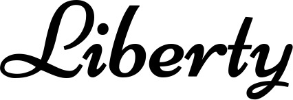 Bootsname 'Liberty' angezeigt als 'Bootsbeschriftung Klassisch 84'