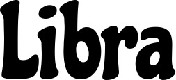 Vorschau des Bootsnamens "Libra" als Schriftzug für "Bootsbeschriftung Klassisch 53"