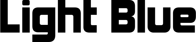 Vorschau des Bootsnamens "Light Blue" als Schriftzug für "Bootsbeschriftung Neu 25"