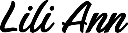 Vorschau des Bootsnamens "Lili Ann" als Schriftzug für "Bootsbeschriftung Klassisch 48"
