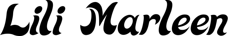 Vorschau des Bootsnamens "Lili Marleen" als Schriftzug für "Bootsbeschriftung Klassisch 33"