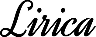 Vorschau des Bootsnamens "Lirica" als Schriftzug für "Bootsbeschriftung Klassisch 44"