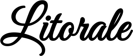 Vorschau des Bootsnamens "Litorale" als Schriftzug für "Bootsbeschriftung Klassisch 68"
