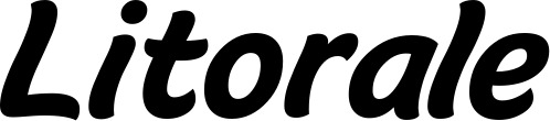 Vorschau des Bootsnamens "Litorale" als Schriftzug für "Bootsbeschriftung Klassisch 14"