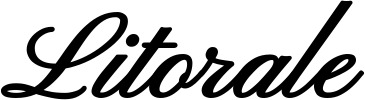 Vorschau des Bootsnamens "Litorale" als Schriftzug für "Bootsbeschriftung Klassisch 107"