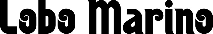 Vorschau des Bootsnamens "Lobo Marino" als Schriftzug für "Bootsbeschriftung Neu 32"