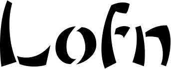 Vorschau des Bootsnamens "Lofn" als Schriftzug für "Bootsbeschriftung Neu 03"