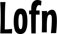 Vorschau des Bootsnamens "Lofn" als Schriftzug für "Bootsbeschriftung Neu 57"