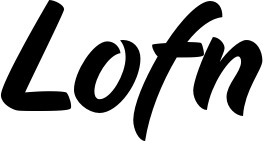 Vorschau des Bootsnamens "Lofn" als Schriftzug für "Style Klassisch 19"