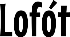 Vorschau des Bootsnamens "Lofót" als Schriftzug für "Bootsbeschriftung Neu 57"
