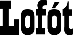 Vorschau des Bootsnamens "Lofót" als Schriftzug für "Bootsbeschriftung Neu 28"