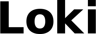 Vorschau des Bootsnamens "Loki" als Schriftzug für "Bootsbeschriftung Fett 04"